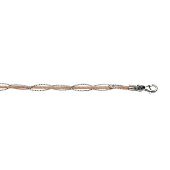 L&G's Armbånd sølv rhodineret / rose 19 cm