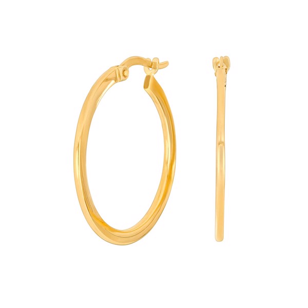 Siersbøl\'s 8 kt. guld creoler 20mm