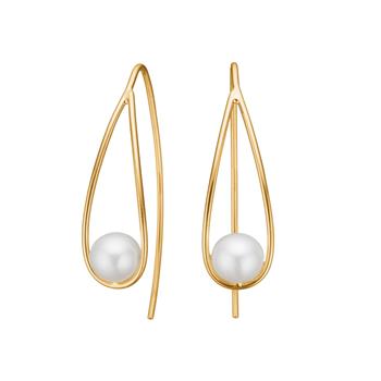 Siersbøl's 8kt. guldørehængere m. fvkp