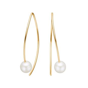 Siersbøl's 8kt. guldørehængere m. fvkp