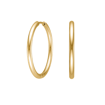 Nordahl's Creoler stål 25mm IP gold CALMA