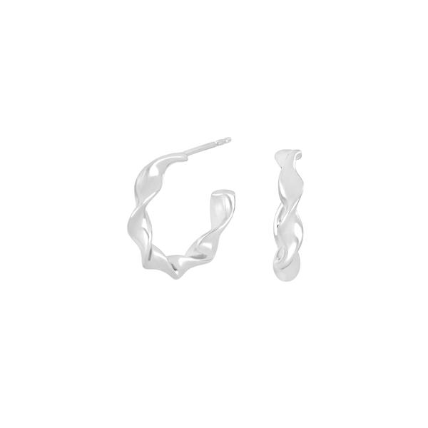 Nordahl\'s Rhd. sølv creoler KELLY52 