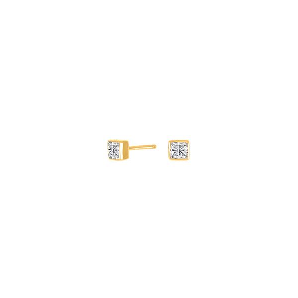 Joanli Nor\'s Forgyldt sølv ørestikker 4mm JOANNOR 