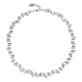 Bastian Inverun's 925/- collier mat/børstet, 45cm +3cm