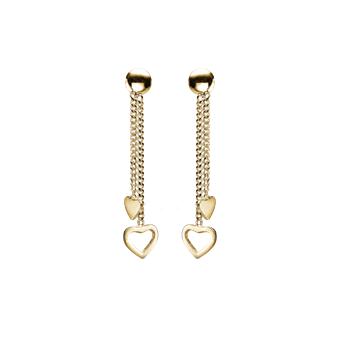 Aagaard's FORG.  SØLV ØREHÆNGER M/STIK KÆDER M/HJE