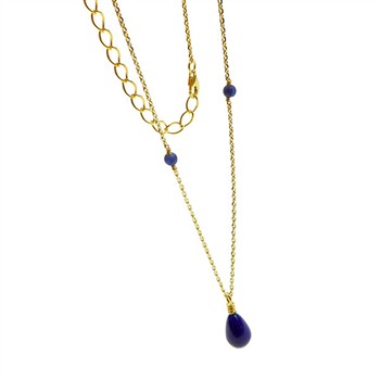 San - Links of Joy's Halskæde med Lapis 42+8cm