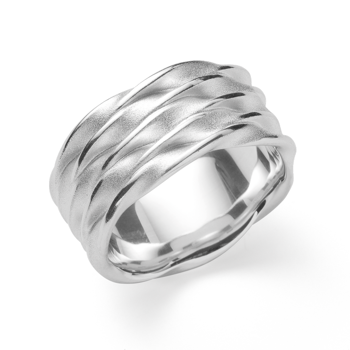 Bastian Inverun's 925/- Ring specielt struktureret