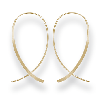 Bastian Inverun's 925/- øreringe, forgyldt