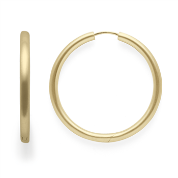 Bastian Inverun's 925/- creoler, forgyldt