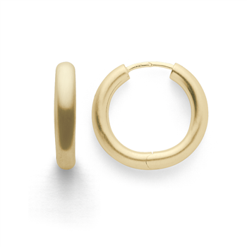 Bastian Inverun's 925/- creoler, forgyldt