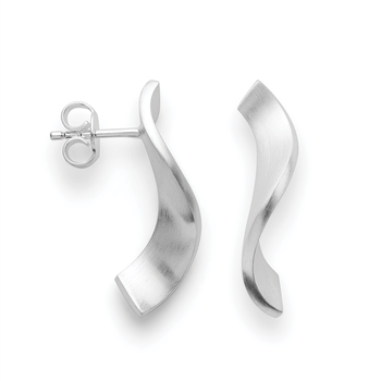 Bastian Inverun's 925/- øreringe, rhd, mat