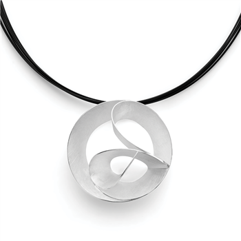 Bastian Inverun's 925/- vedhæng, børstet/blank