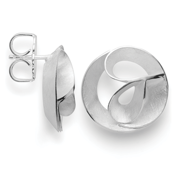 Bastian Inverun's 925/øreringe,rhd,børstet/blank