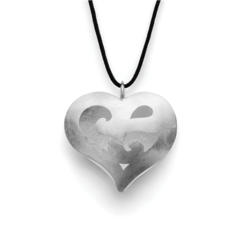 Bastian Inverun's 925/- vedhæng,rhd,børstet/blank