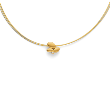 Bastian Inverun's 925/- vedhæng, fg., mat, dia. 0,02ct W-SI