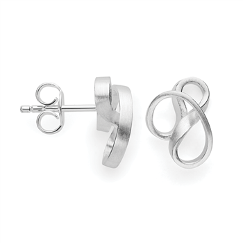 Bastian Inverun's 925/- øreringe, rhd, mat