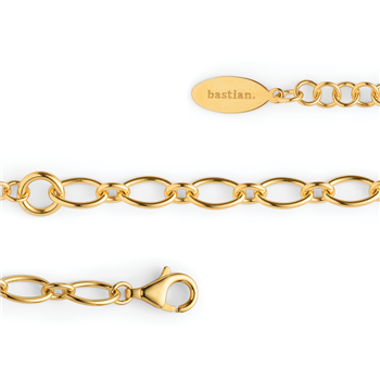 Bastian Inverun's 925/- armbånd, fg., poliert, 45+3cm