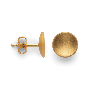 Bastian Inverun's 925/-øreringe, fg.,børstet/pol., 8mm