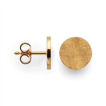 Bastian Inverun's 925/- øreringe, fg., børstet/pol., 10mm