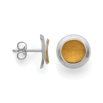 Bastian Inverun's 925/- øreringe, rhd, fg., mat