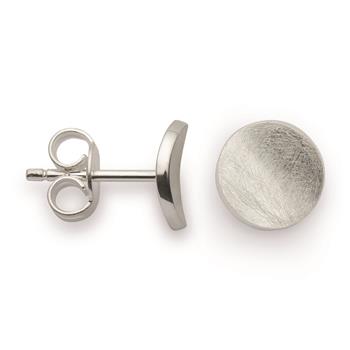 Bastian Inverun's 925/- Ørestikker, rhodineret, mat/poleret