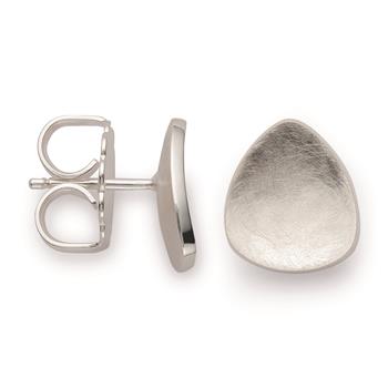 Bastian Inverun's 925/- Ørestikker, rhodineret, mat/poleret