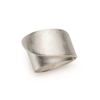 Bastian Inverun's 925/- Ring, rhodineret, mat/poleret