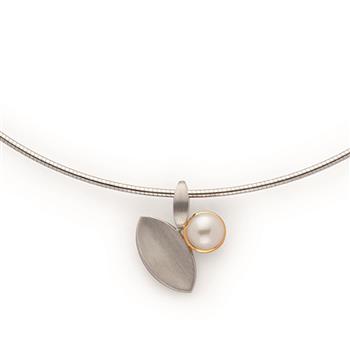 Bastian Inverun's 925/- Vedhæng, delvist fg, rho. mat, kulturp 2.5ct