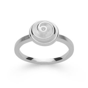 Bastian Inverun's 925/ring, rh, mat/poleret, dia. 0,015ct W-SI