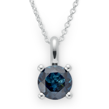 Bastian Inverun's 925/- Vedhæng blå topas 1,55ct. Poleret