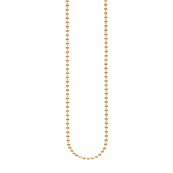 Aagaard's Sølv forg.collier kugle facet 1,8mm 80cm