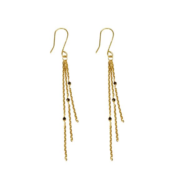 San - Links of Joy\'s Øreringe i 18kt med facetteret diamanter Pr.par