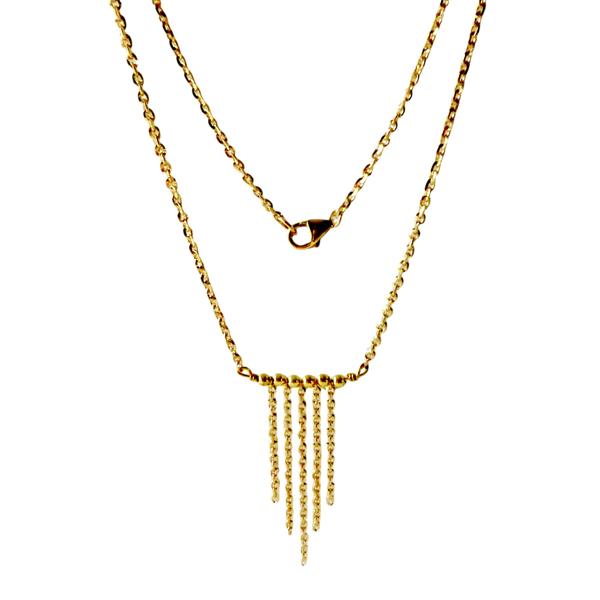 San - Links of Joy\'s Halskæde i 14kt guld 42cm