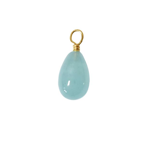 San - Links of Joy\'s 14kt vechæng med akvamarin Vedhæng uden kæde