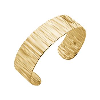 Nordahl's Armring stål IP gold ROCCIA