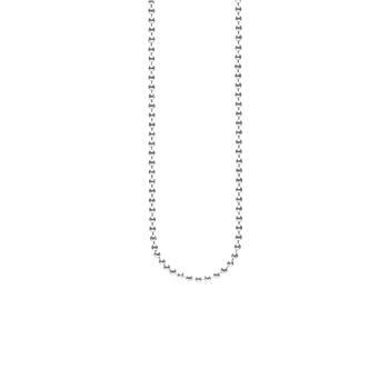 Aagaard's Sølv rh collier kugle facet 1,8mm60cm