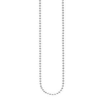 Aagaard's Sølv rh collier kugle facet 1,8mm 80cm
