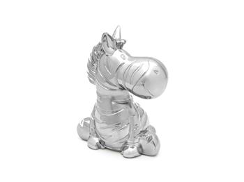 Noa Kids's Sparebøsse Zebra, sølvfarvet