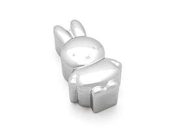 Noa Kids's Tand-/hårlokæske Miffy, sølvfarvet (liggende)