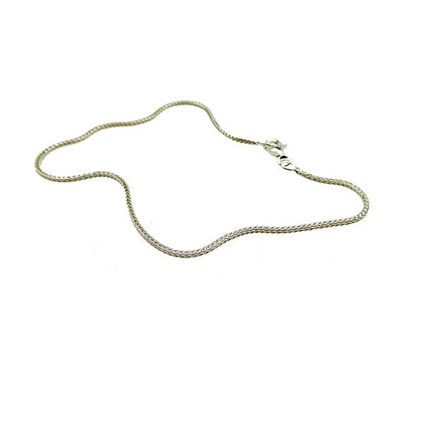 San - Links of Joy\'s 1,3mm Rævekæde i Blank Sterlingsølv -Armbånd & Halskæde 16cm