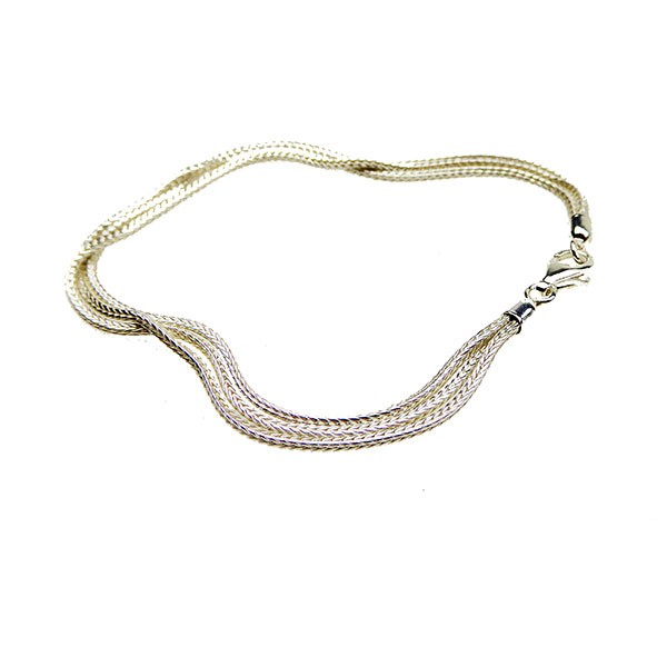 San - Links of Joy\'s Armbånd & halskæde - 3 rk. Rævekæde - Blank 19cm