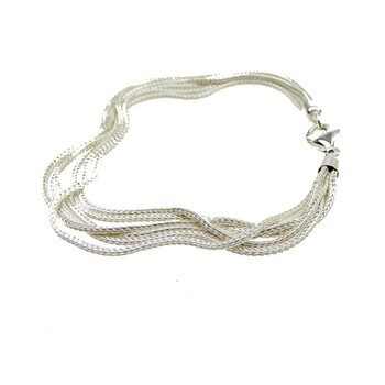 San - Links of Joy's Armbånd & halskæde - 6 rk.Rævekæde - Blank 60cm
