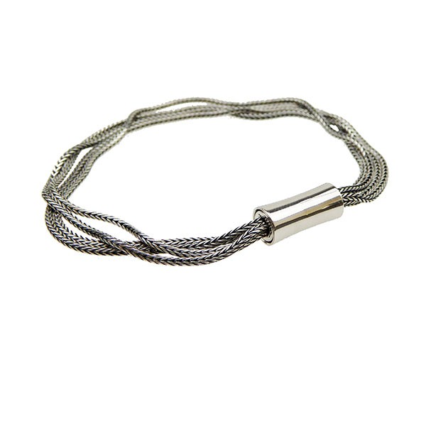 San - Links of Joy\'s Armbånd & halskæde 4 rk. Rævekæde - Let oxyderet 17cm