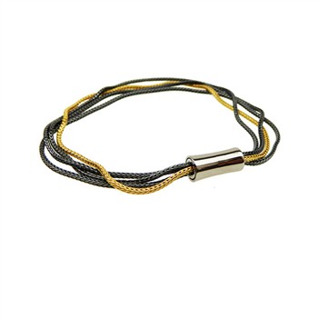 San - Links of Joy's Armbånd & halskæde 4 rk. rævekæde - 2 farvet 21cm