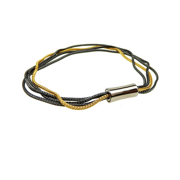 San - Links of Joy\'s Armbånd & halskæde 4 rk. rævekæde - 2 farvet 17cm