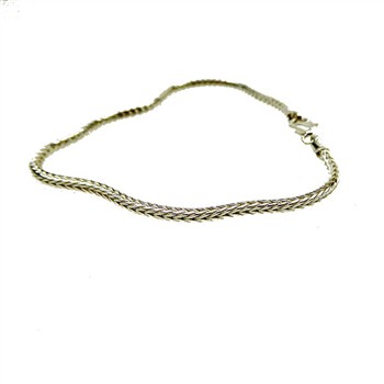 San - Links of Joy's 2,1mm Rævekæde i Blank Armbånd & Halskæde 23cm