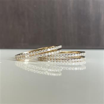 L&G's Creol knæk 14 kt. ELEGANCE dobbelt 0,60 ct. WSI