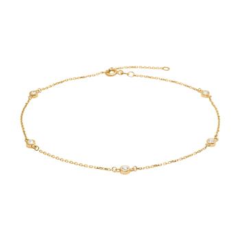 Siersbøl's 8kt. guldankelkæde m/cz