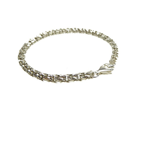 San - Links of Joy\'s Armbånd & Halskæde i Blank Sterlingsølv 4,7mm 22cm