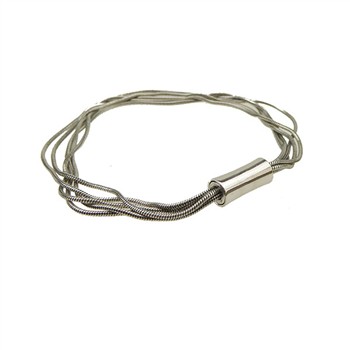 San - Links of Joy's Armbånd & halskæde - 5 rk. Slange Let oxyderet 21cm